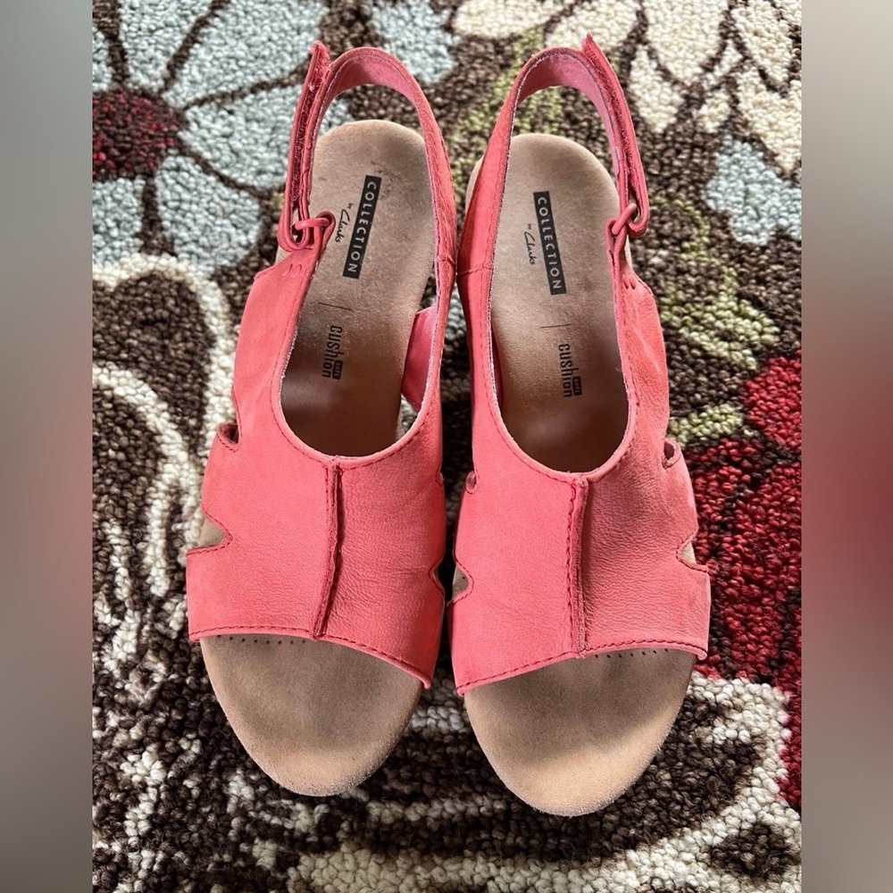 Clarks wedge sandal